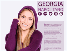 Tablet Screenshot of georgianapolitano.com